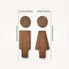 Men and Women Wood Bathroom Sign Set for Indoor Public Restrooms and Home Bathroom Door Toilet Signage Signboard Decors