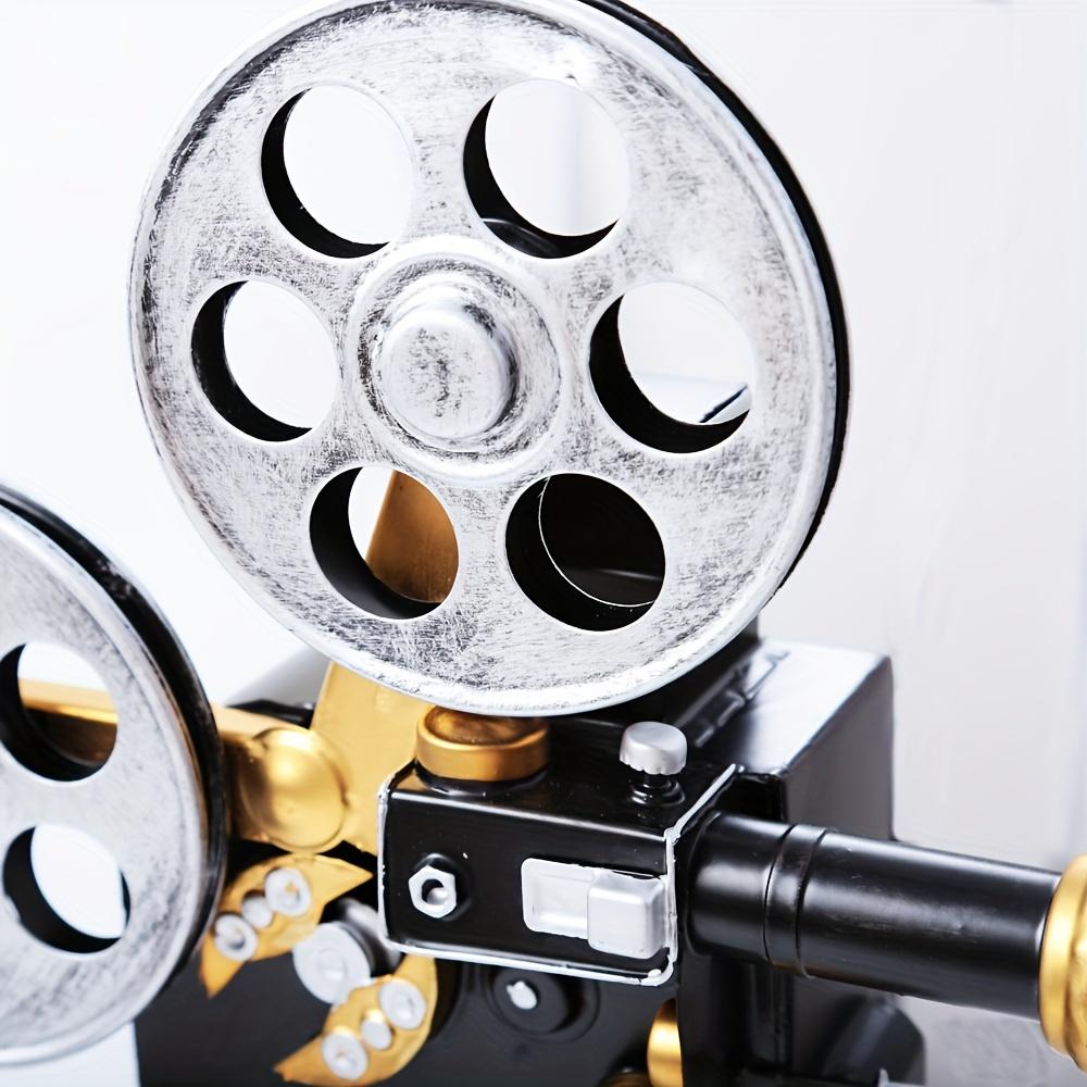 Vintage Iron Art Creative Home Decor Projector, Suitable for Living Room Window Cafe Bar Decoration, Shop Cinema Display Ornament, Christmas Gift