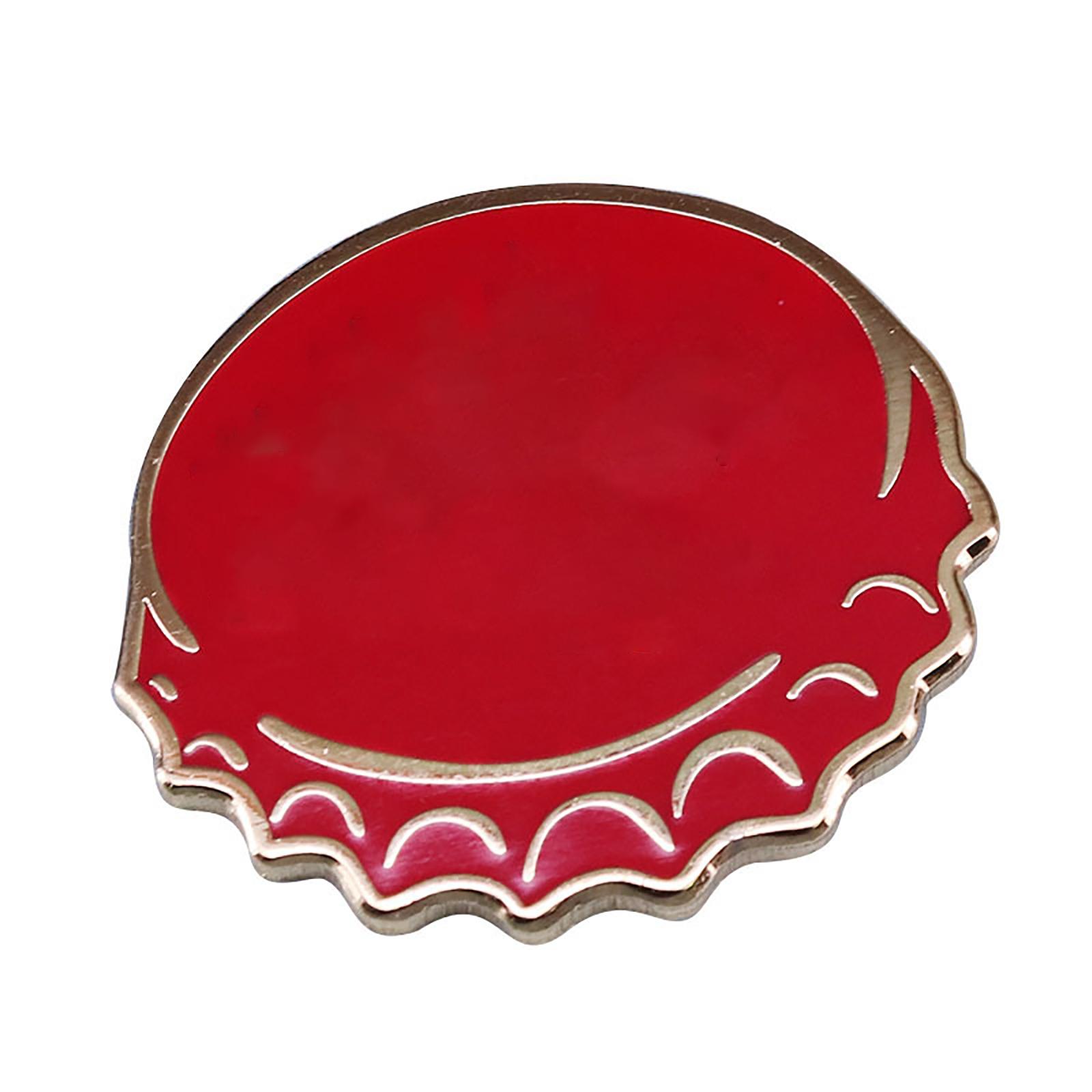 

Cola Brooch Fun Bottle Cap Badge Brooch One Size