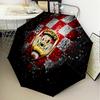 Barnsley Crest Design Automatic Folding Umbrella - 8-Rib Travel Umbrella with Auto Open/Close & Portable Gifts for Holidays or Birthdays