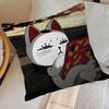 Anime T-Turbo Granny Cat Pillow Gift Home Office Decoration Bedroom Sofa Car Cushion Cover Case 45X45