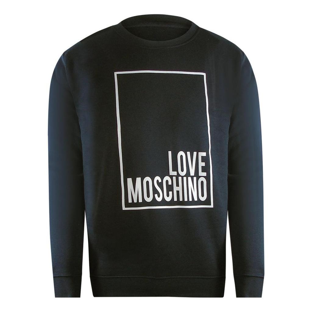 Love Moschino Mens Box Logo Sweatshirt