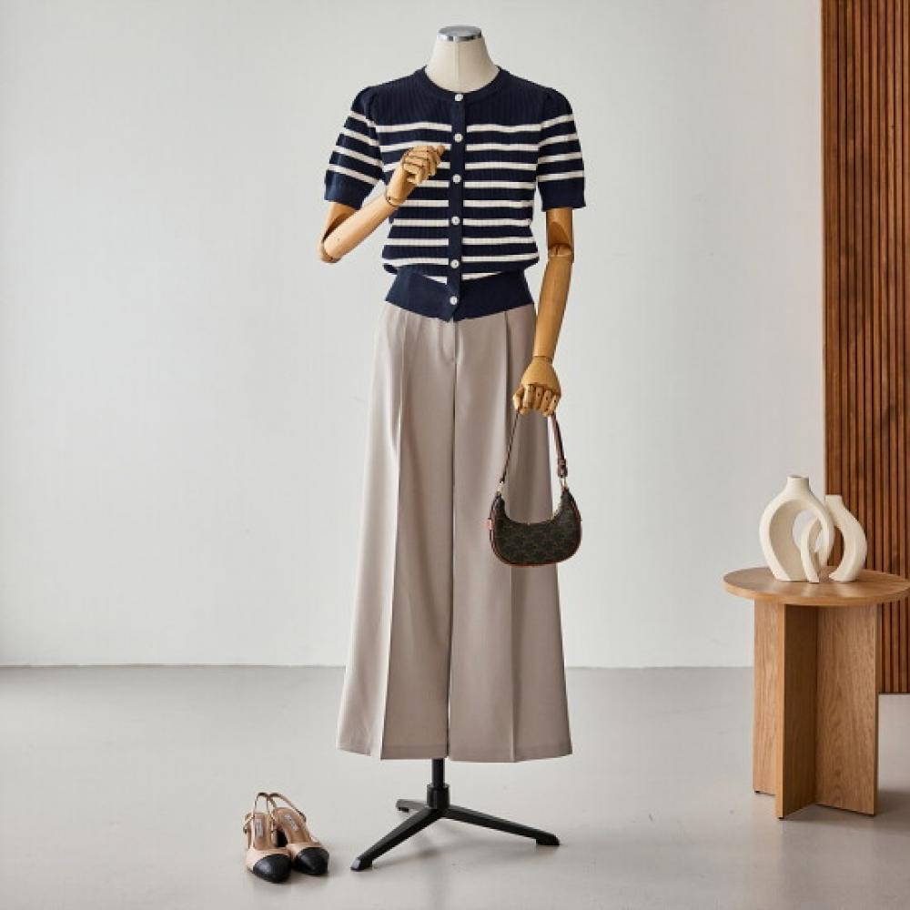Customable Stripe Knit Cardigan T2604cd038b