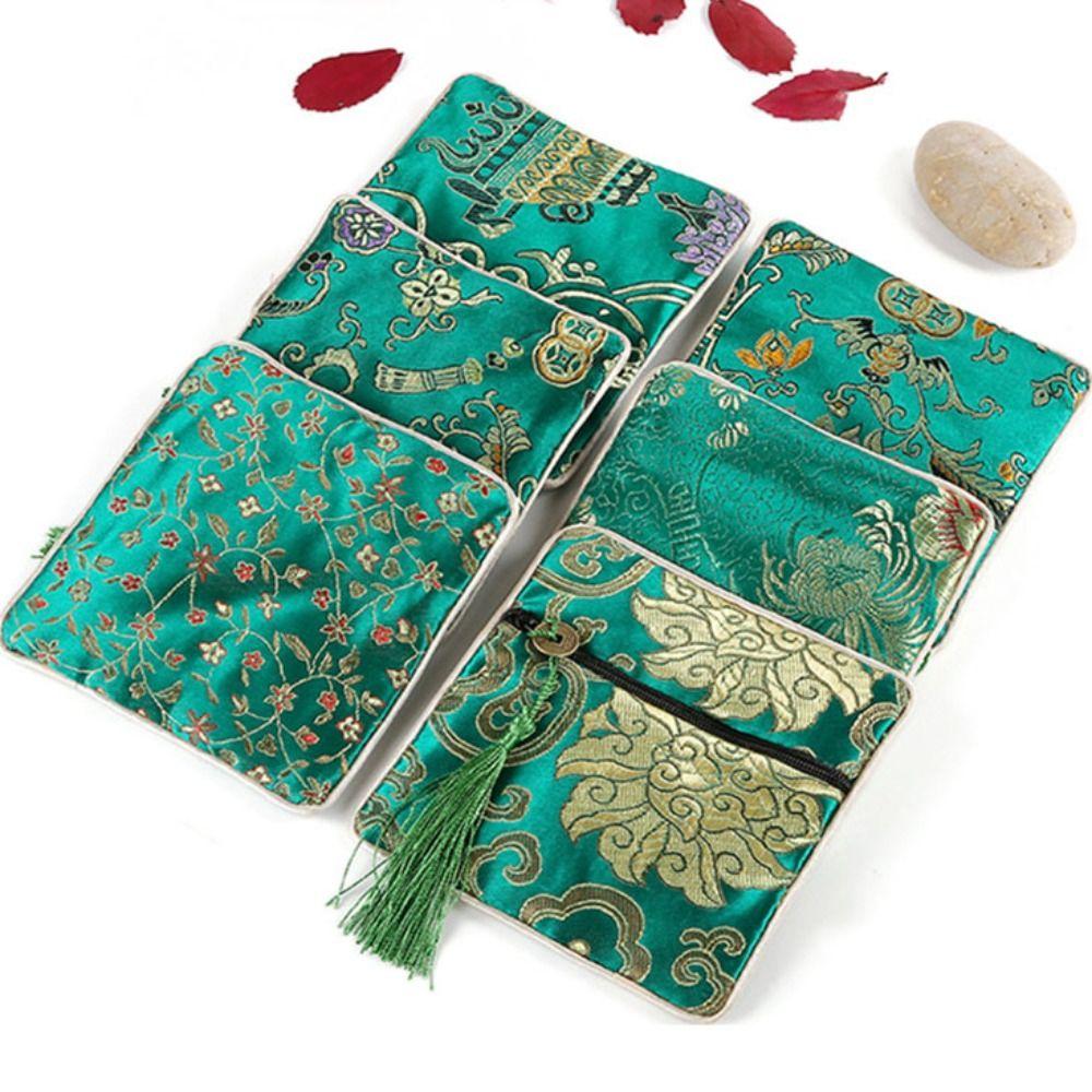 Stoff Schmuck Organizer Kleine Geldbörse Neue Schmuckaufbewahrungstasche