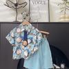 Boys' 2025 Summer Beachwear Set: Fashionable Two-Piece Outfit for Vacation