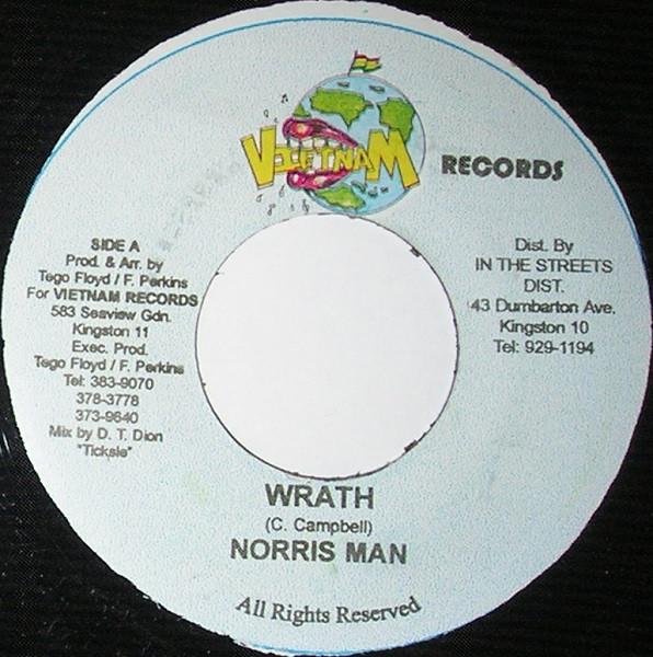 

7inch Record NORRISMAN / P.O.W. - Wrath / Dem Off NONE Vietnam Records Jamaica Reggae, Ska & Dub Used