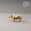Figurines Animales en Laiton Massif Cheval Bélier Éléphant Rhinocéros Crapaud Tigre Design Rétro Pour Décoration de Maison et de Bureau Cadeau de Collection