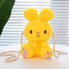 Cartoon Bunny Plush Bag Candy Multicolor Kawai Girl Creative Cute Shoulder Bag for Girls Kids