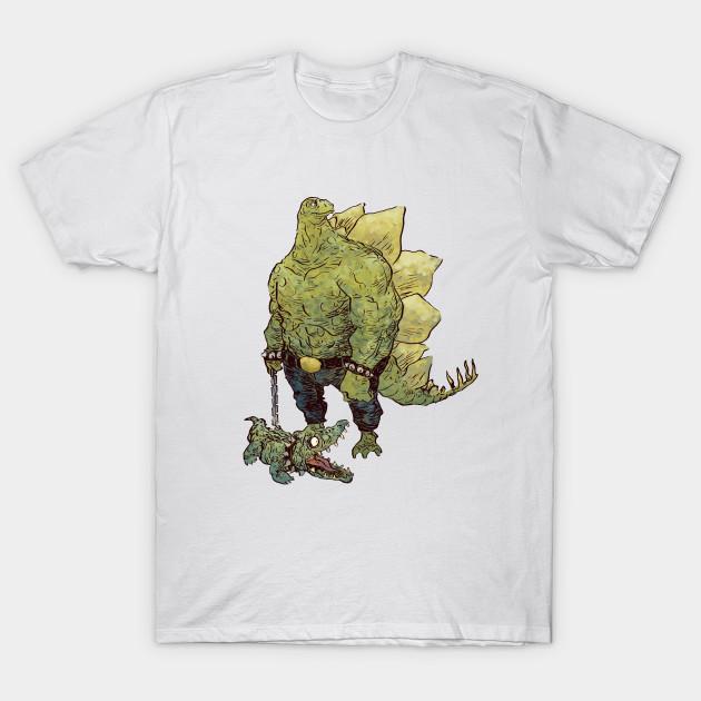 Men Black Print T-shirt Stego No-Cut Transfer Paper Print Cotton Tshirt 2XL