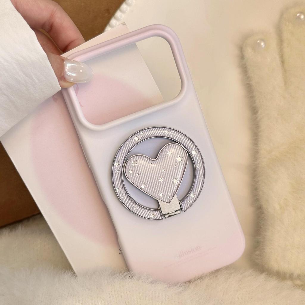 Custodia Magnetica per Telefono Viola Stellata Degradé per iPhone 16, iPhone 17 e iPhone 17 Pro Max