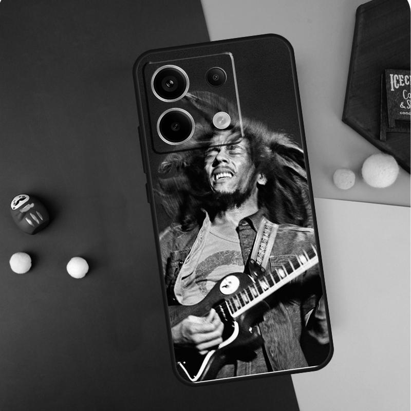 Bob Marley Case For Xiaomi Redmi Note 14 Pro 13 12 11 10 15 Pro Plus Redmi 15C 14C 13C 10C 12C 15 Funda