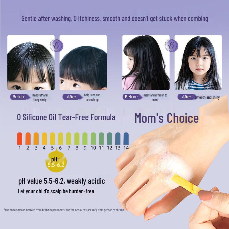 Three Hair Magicians Kids Amino Acid Moisturizing Shampoo (0-12 Years, 380ml)