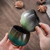 180ml Ceramic Tea Cup Tianmu Glaze Kiln Change Tea Set