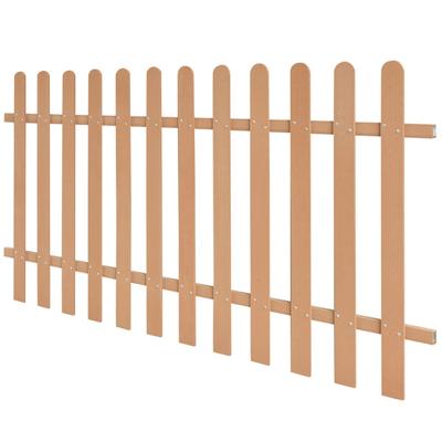 WPC Picket Fence 200x100 Cm