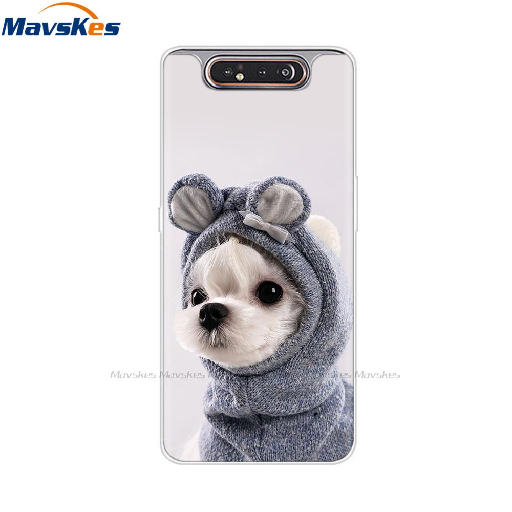 Per Samsung Galaxy A80 Custodia A805 Silicone Morbido TPU Custodia per Telefono Per Samsung A80 2019 A 80 GalaxyA80 A805F A805 SM-A805F/DS Copertura