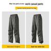 JEEP SPIRIT Men's Windproof Casual Straight-Fit Cargo Pants