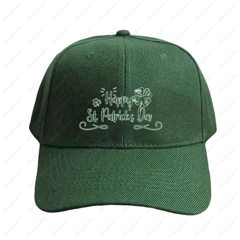 Happy St. Patricks Ireland Day Adult Hat Summer Women Unisex Peaked Hat Fashion Casual Adjustable Printed Baseball Caps Trucker Cap