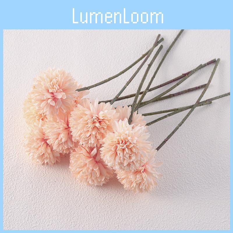 Chrysanthemum Silk Ball Artificial Flower For Wedding Party Home Decor Photography Prop