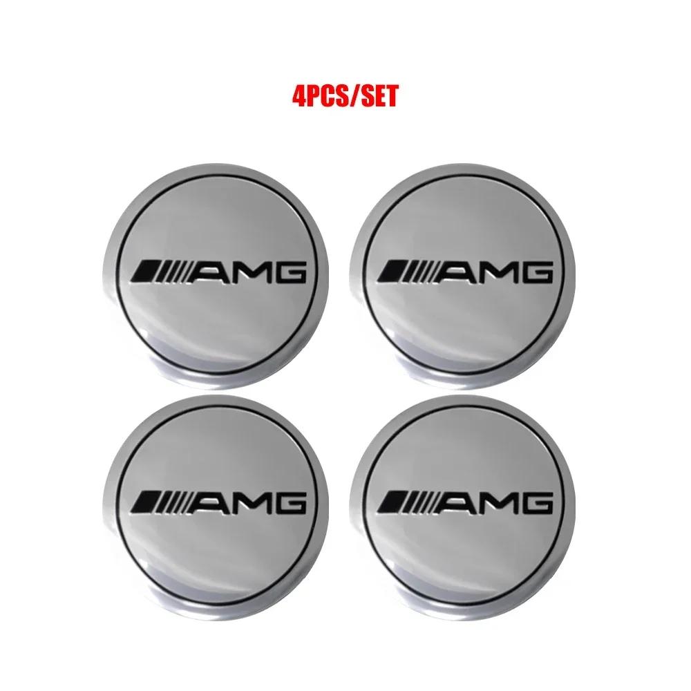 

56/60/65MM Car Wheel Center Cover Sticker Hub Cap Badge For Mercedes Benz ML W166 GLE C167 B E A C Class W205 W176 W213 GLC X253 56MM