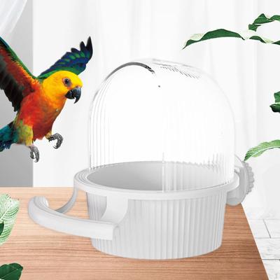 Vogelkäfig Futterspender, Wasserdichter Hängender Futterbecher für Taube Spatz Außen
