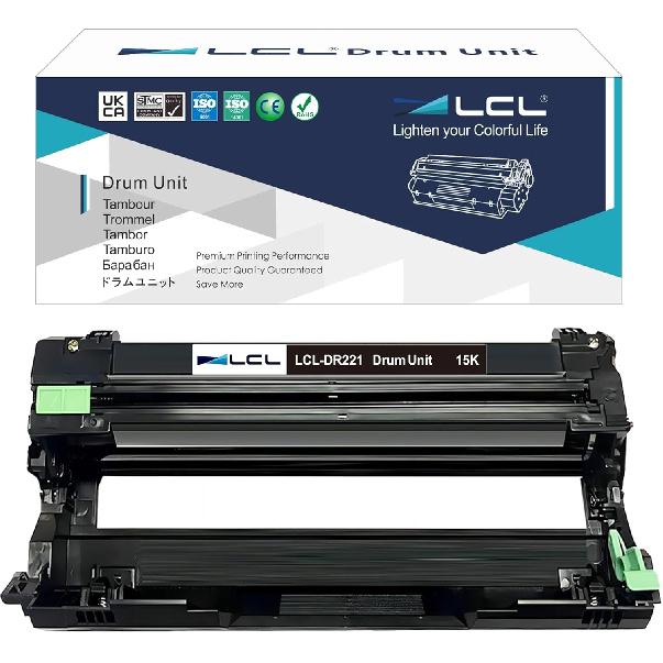 LCL Compatible Drum Unit Replacement for Brother DR-221 DR221 DR221CL DR-221CL for HL-3140CW HL-3142CW HL-3150CDN HL-3152CDW HL-3170CW HL-3172CDW