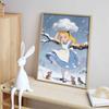 Disney Themed Diamond Painting Kit Handmade diy5D Home Decoration Gift Alice In Wonderland Winter Scene with Mouse and Bird Art