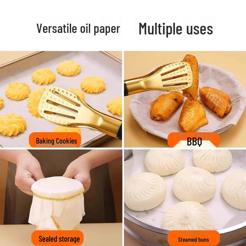 Food-Grade Silicone Baking Paper & Aluminum Foil for Oven, Grill, and Air Fryer