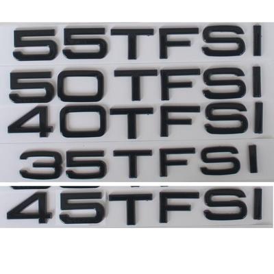 Gloss Black 35TFSI 40TFSI 45TFSI 50TFSI 55TFSI TFSI Emblems Badges Emblem for A3 A4 A5 A6 A7 A8 A4L A6L A8L Q3 Q5 Q7 Q8 Q8L