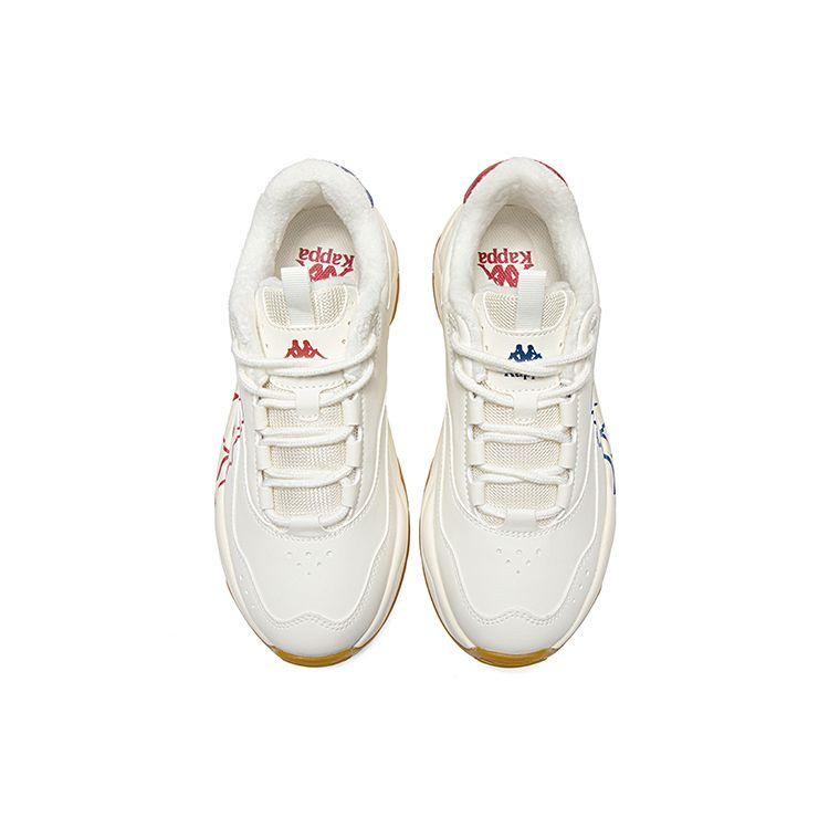 Kappa Fleece Lined Warm Height Increasing Retro Versatile Thick Sole Casual Comfortable Non-Slip Wear-Resistant Low-Top Dad Shoes K0DZ5MC65D-0106AR