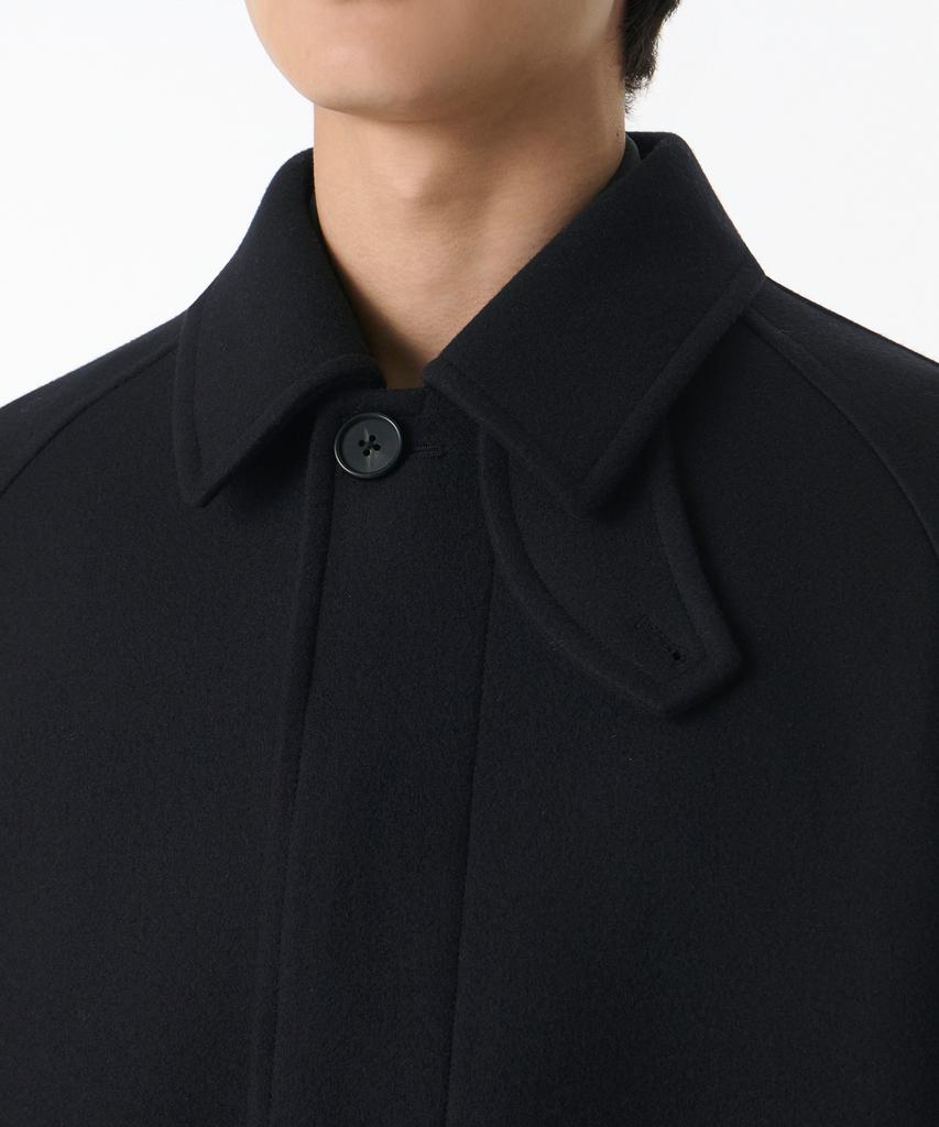 Musinsa Standard Fortex Felt Oversized Balmacaan Coat [Navy]
