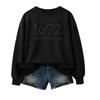 Women's Witch Tree Print Hoodie Long Sleeve Pullover for Fall Winter