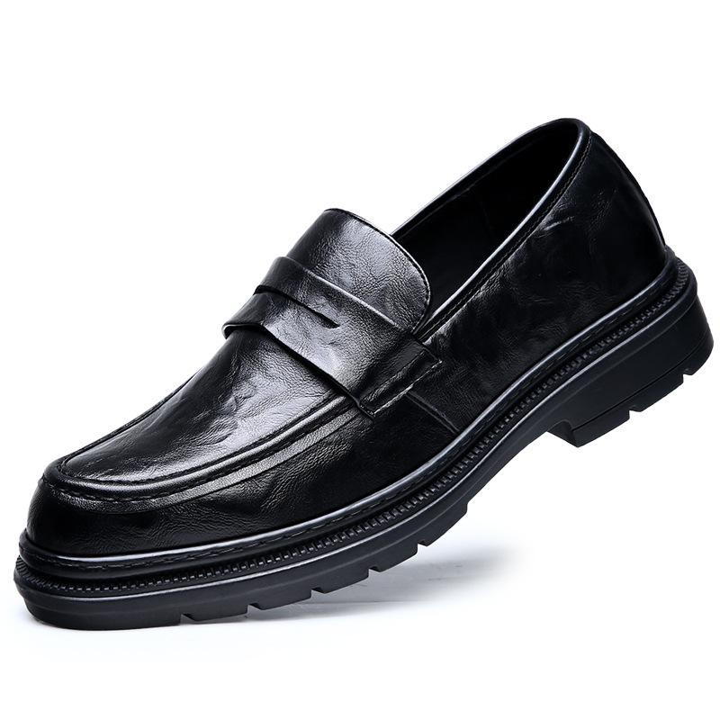 22 Spring New Casual Business Casual Foot Pull-On Comfortable Soft Face Formal Leather Shoes