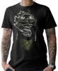 T-shirt Biker Gorille Singe Moto Chopper Bobber Old School Homme Homme Manches Courtes Coton