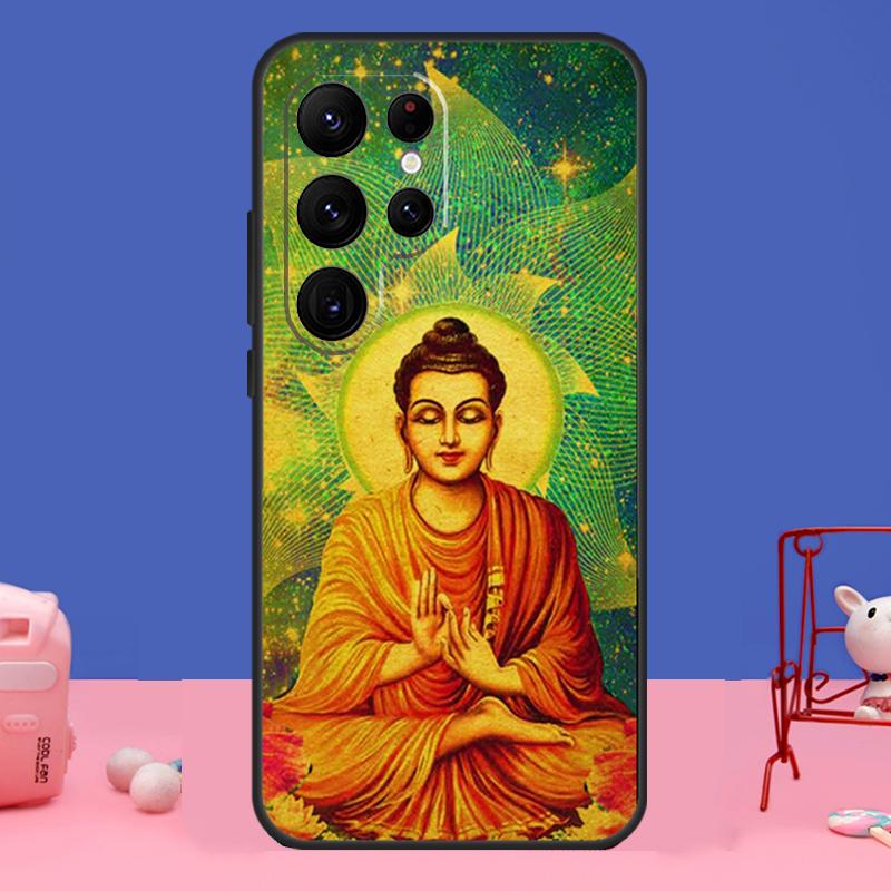 Shakyamuni Buddha Case For Samsung Galaxy S24 S23 S22 Ultra S20 S21 FE Note 20 S8 S9 S10 Note 10 Plus Cover