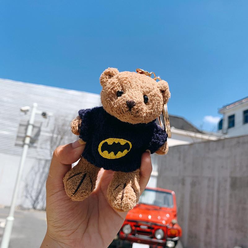 Superhero Plush Keychain With Pearl Velvet Material For Collectors And Kids