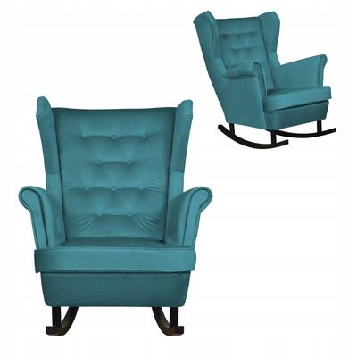 Diana Rocking Chair Scandinavian Turquoise Blue