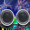 Car Silk Dome Tweeter Speakers Reduced Magnetic Interferences for Music Enthusiasts Professional Rich Sound Layers 2pcs