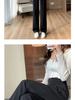 Damen Frühling/Herbst Gerade Bein Weites Bein Lässig Slim-Fit Bodenlang Hose (Spielraum: Keine Rückgabe/Umtausch)
