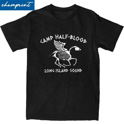 Trička Camp Half-Blood Nico DiAngelo pro muže ženy Čistá bavlna Úžasné tričko Kulatý výstřih Trička Percy Jackson Oblečení Léto