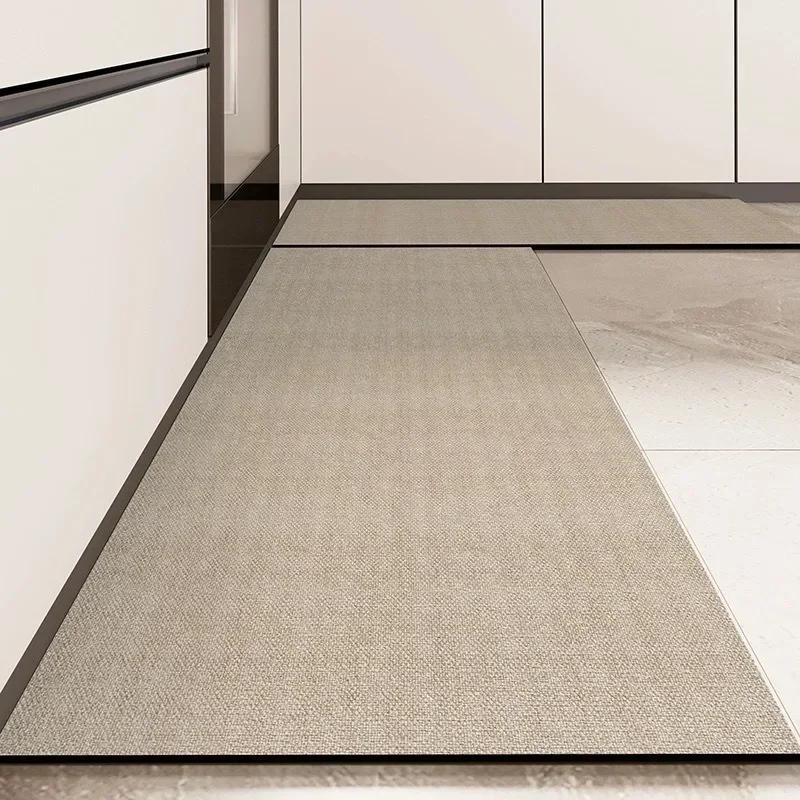 Küchenfußmatten Badezimmer Waschbar Rutschfest Eingang Fußmatte Flur Wohnzimmer Teppich Schlafzimmer Nachttisch Weicher Dekor Langer Teppich