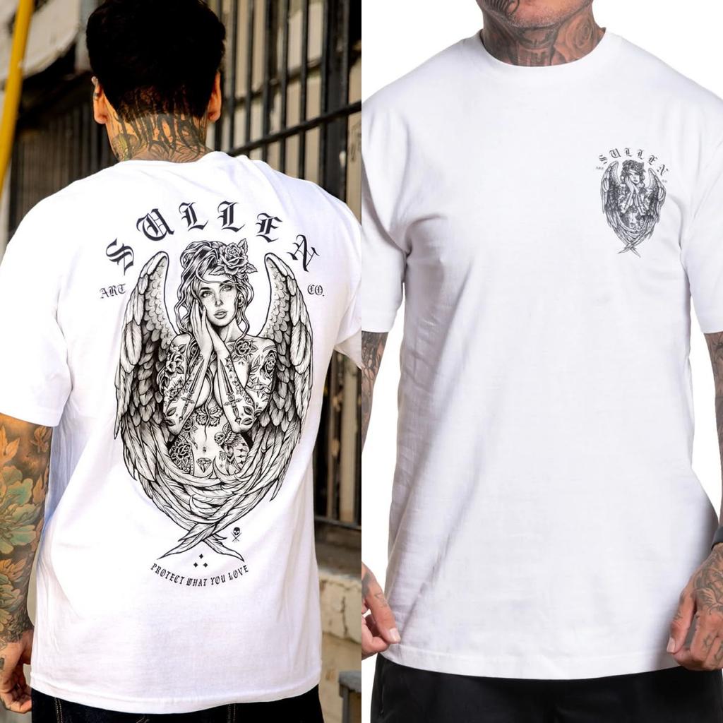 Eisenzeit Sullen Tattoo Art T-Shirt 100% Baumwolle Grafik-T-Shirt Unisex Unisex Sommer Streetwear