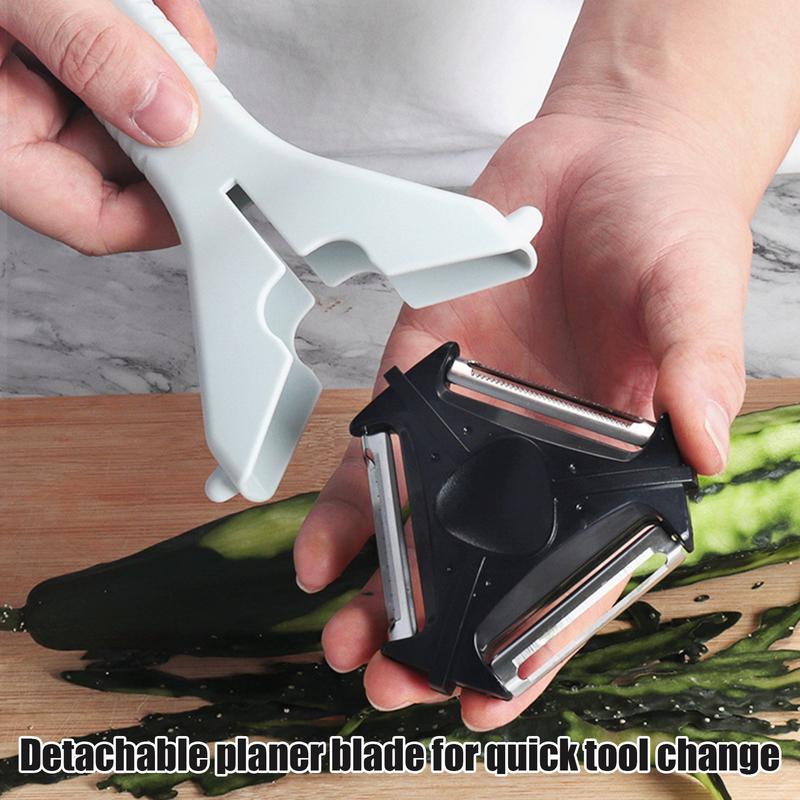 

Kitchen Peeler Multifunctional Cucumber Slicer Ergonomic Handle Grater Tool For Cucumber Pumpkin Gadgets For Restaurant бежевый