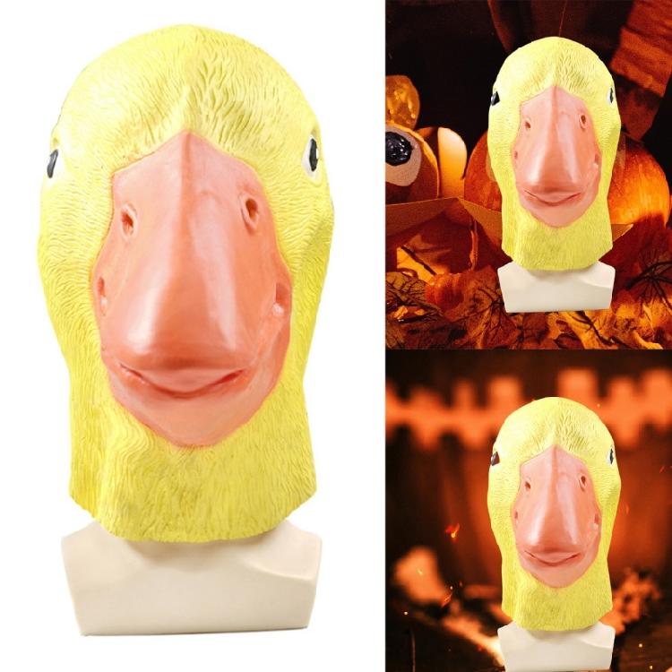 Multipurpose Animal Duck Role Play Mask Soft Latex Family Friendly Halloween Duck Accessory Costume Fun