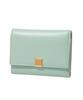 Marni Prisma Wallet PFMO0104U1P5298 In Pale Mint Tri-fold [Used]