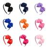 4-Inch European & American Children's Ribbed Bow Headband - Sweet Girl Hair Accessory