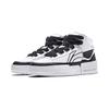 New LiNing Mileage Anti Slip Wear Resistant Mid Top Skateboard Shoes Women's White Black AGCT284-1