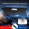 Multifunctional Silver-Coated Car Sunshade Umbrella for Windshield