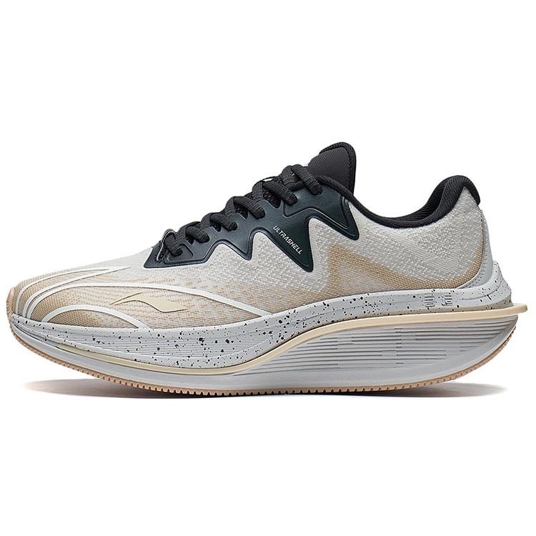 

New LINING WuShi 5S 2.0 Running Shoes Men Low Top Light Smoke Gray/Light Milk Umber ARSS043-2 42