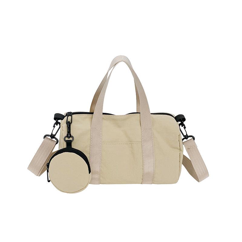 

Парная сумка 2025 новая сумка-цилиндр на плечо женская универсальная минималистичная сумка-мессенджер большой вместимости one size fits all хаки