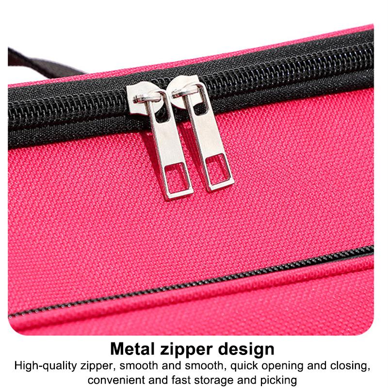 Geantă de umăr Oxford groasă cu izolație manuală de mare capacitate, geantă de prânz pentru camping, geantă de picnic în aer liber